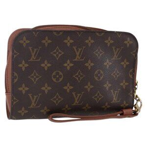 LOUIS VUITTON Monogram Orsay Clutch Bag M51790 LV Auth 150377